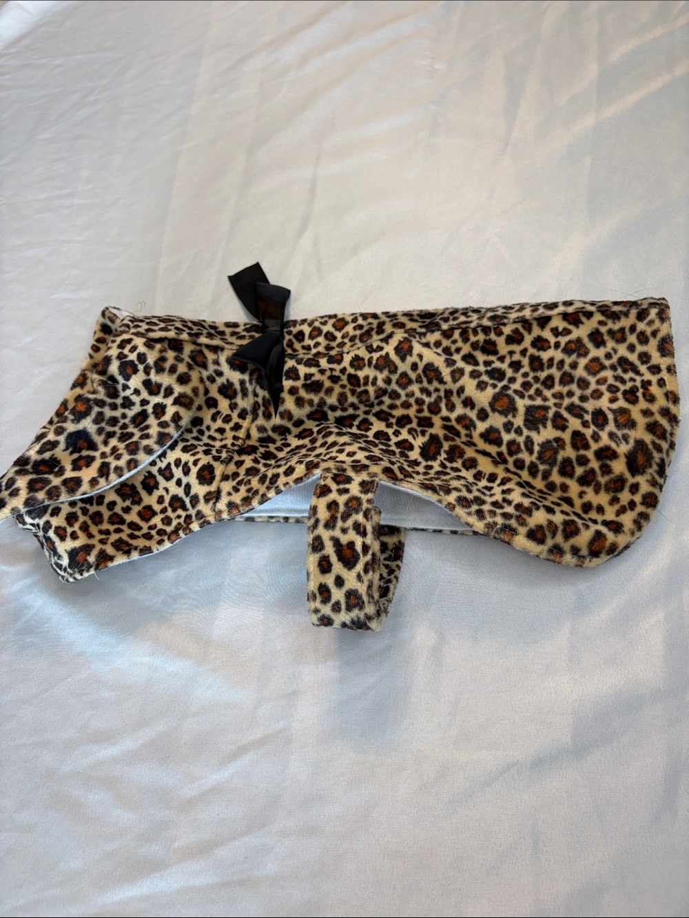 Top Paw Leopard Print Faux Fur Pet Coat